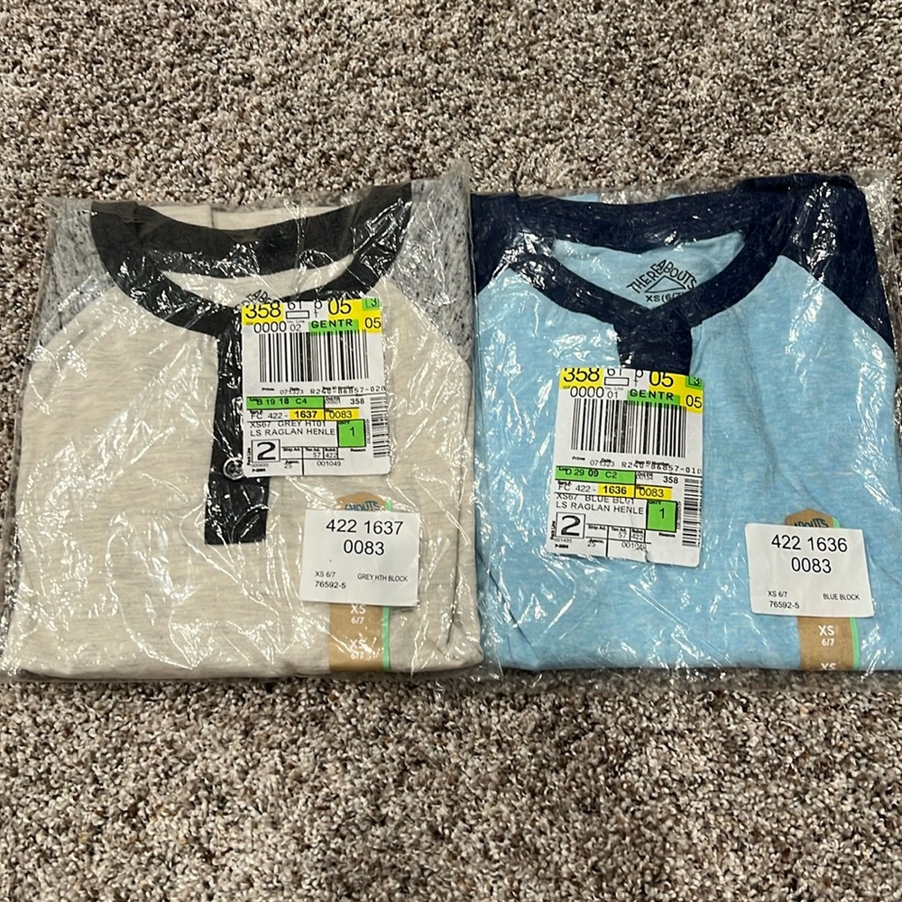 Boys Raglan Short sleeve shirts (2pack)